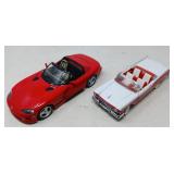 2 MODEL CARS DODGE VIPER & FORD SKYLINER