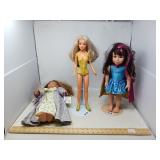 VINTAGE COLLECTIBLE DOLLS / 3 PCS