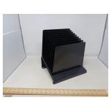 VINTAGE STEELMASTER 8-SLOT SLANTED FILE ORGANIZER