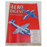 VINTAGE EDITION AERO DIGEST FEB 1941 MAGAZINE