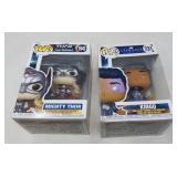 NOS 2 MARVEL FUNKO POP VINYL COLLECTABLE FIGURES