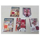 FOOTBALL TRADING CARDS / SPORTS / 5 PCS
