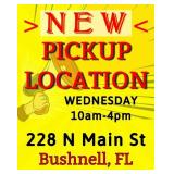 NEW PICKUP LOCATION
