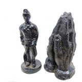 PA HARD COAL HANDCRAFT / 2 PCS / 1980'S