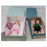 2 MADAME ALEXANDER DOLLS ORIG BOX, 1 BOX DAMAGED