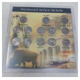 U S COIN LOT / WESTWARD SERIES NICKELS