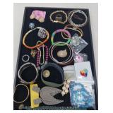 ASSORTED BRACELETS & OTHER JEWELRY