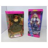 2 COLLECTOR BARBIES PIONEER & NORWEGIAN