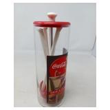 VINTAGE COCA COLA ADVERTISING / STRAW HOLDER