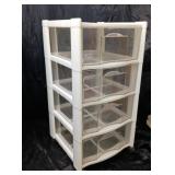 ROLLING PLASTIC STORAGE BIN