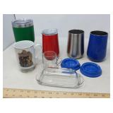 MIXED LOT OF MUGS AND TRAVEL MUGS/ INSULATED++