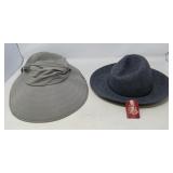 2 LIKE NEW HATS