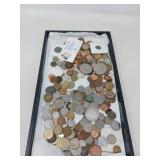 MIXED US AND FOREIGN COINS