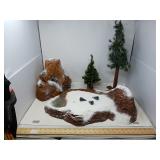 DEPT 56 MOUNTAIN CENTERPIECE / PREOWNED