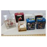 7 HOLIDAY ORNAMENTS HALLMARK, ENESCO, ETC...