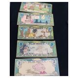 VINTAGE LUCKY BUCKS / PLAY MONEY / 30'S ERA