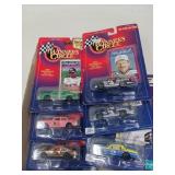 COLLECTIBLE MINI MODEL RACE CARS / 6 PCS / NOS