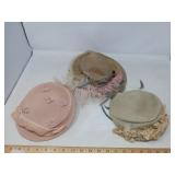 LADIES HATS FROM YESTERYEAR / 3 PCS