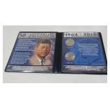 50TH ANNIVERSARY JFK HALF DOLLAR 2014 UNC