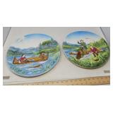 2 GERMAN 13' DECORATIVE PLATES