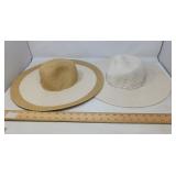 STYLISH SUMMER / GARDEN HATS FOR WOMEN / 2 PCS