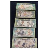 VINTAGE LUCKY BUCKS / PLAY MONEY