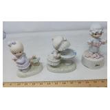 VINTAGE PRECIOUS MOMENTS FIGURINES / 3 PCS
