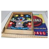 VINTAGE PRESSMAN SKILLBALL SET INCL BALL & BOARD