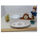 MISC LOT WITH SETH THOMAS MANTEL CLOCK