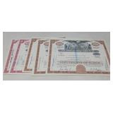 VINTAGE PAN AMERICAN STOCK CERTIFICATES / 8 PCS