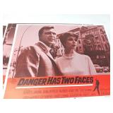 1967 MOVIE LOBBY CARD  SET / 'DANGER HAS TWO FACES