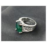 JEWELRY / RING / MARKED .925 SILVER - SZ 9