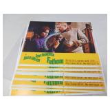 VINTAGE 1/2 SHEET MOVIE LOBBY POSTERS / 8 PCS
