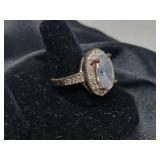 JEWELRY RING / MARKED .925 SILVER / SZ 9.5