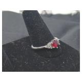 JEWELRY RING / MARKED .925 SILVER