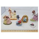 COLLECTIBLE PORCELAIN FIGURES / VINTAGE / 5 PCS