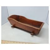 VINTAGE DOLL CRADLE 17 X 9