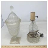 VINTAGE PRESSED GLASSES / 2 PCS