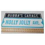 VINTAGE 'STREET' STYLE SIGNAGE / 2 PCS