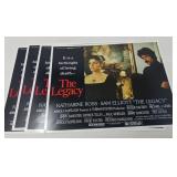 SET OF 4 MOVIE LOBBY CARDS THE LEGACY 1979 11X14