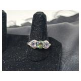 JEWELRY / RING -MARKED .925 SILVER / SZ 7