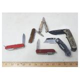 6 POCKET KNIVES