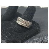 JEWELRY RING / MARKED .925 SILVER / SZ 7