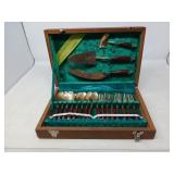 THAI GEMS FACTORY BRASS & WOOD UTENSILE SET