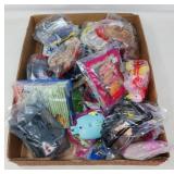 BOX OF HAPPY MEAL TYPE TOYS