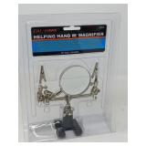 NEW CAL-HAWK HELPING HAND W/ MAGNIFIER CLAMP