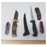 KNIVES LOT / 5 PCS