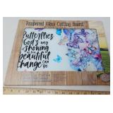 NEW / TEMPERED GLASS CUTTING BOARD