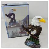NEW / POLYRESIN SCULPTURE / EAGLES