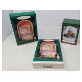 3 HALLMARK KEEPSAKE ORNAMENTS